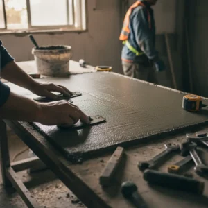arbeitsplatte beton selber machen