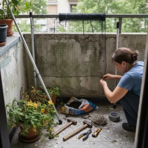katzennetz balkon
