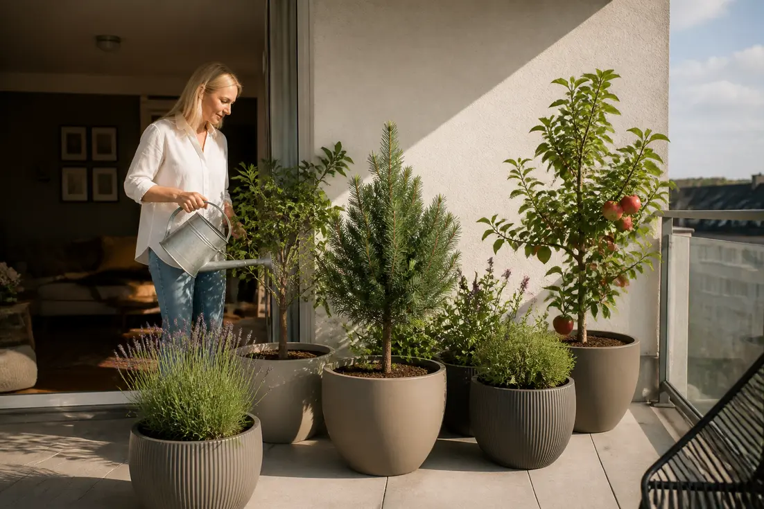 Die besten Bäume für den Balkon: Sorten, Standort und Pflege