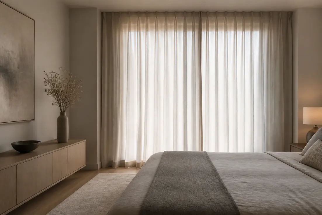 Gardinen im Schlafzimmer: Wie treffe ich die richtige Wahl?