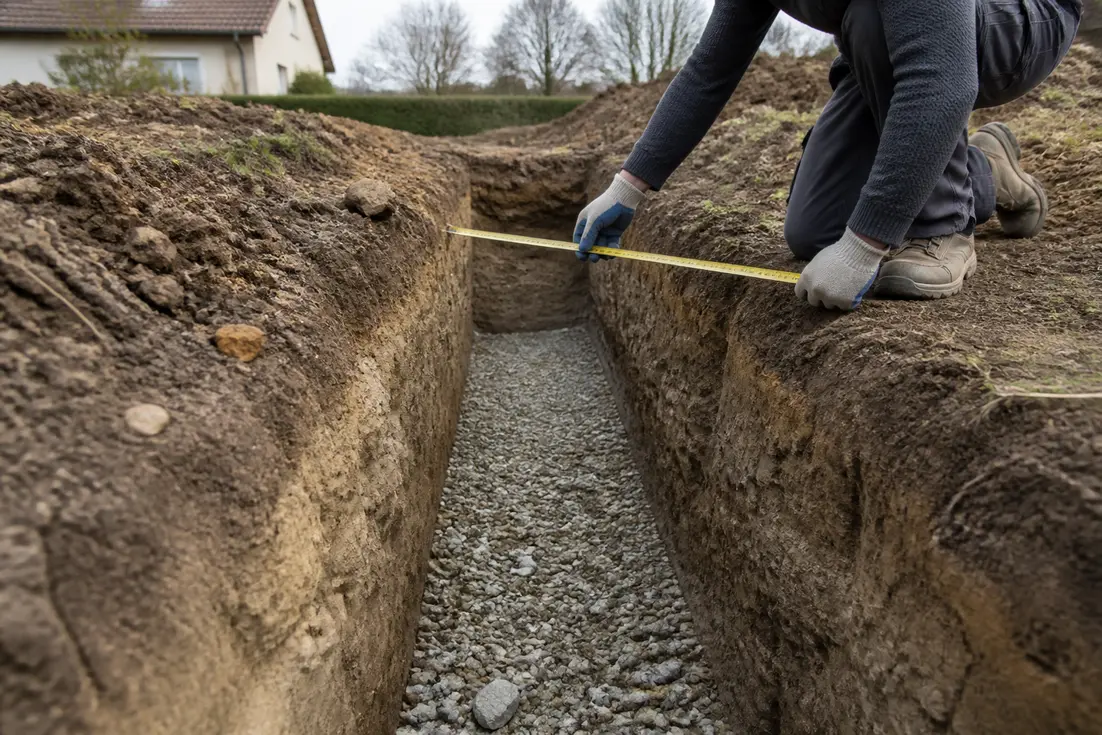 Streifenfundament bauen: So gelingt die frostsichere Gründung