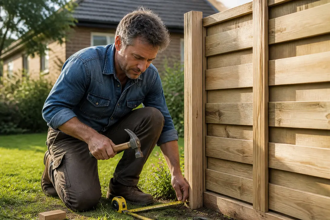 Wie Sie einen Zaun günstig selbst bauen: Materialien und Schritte